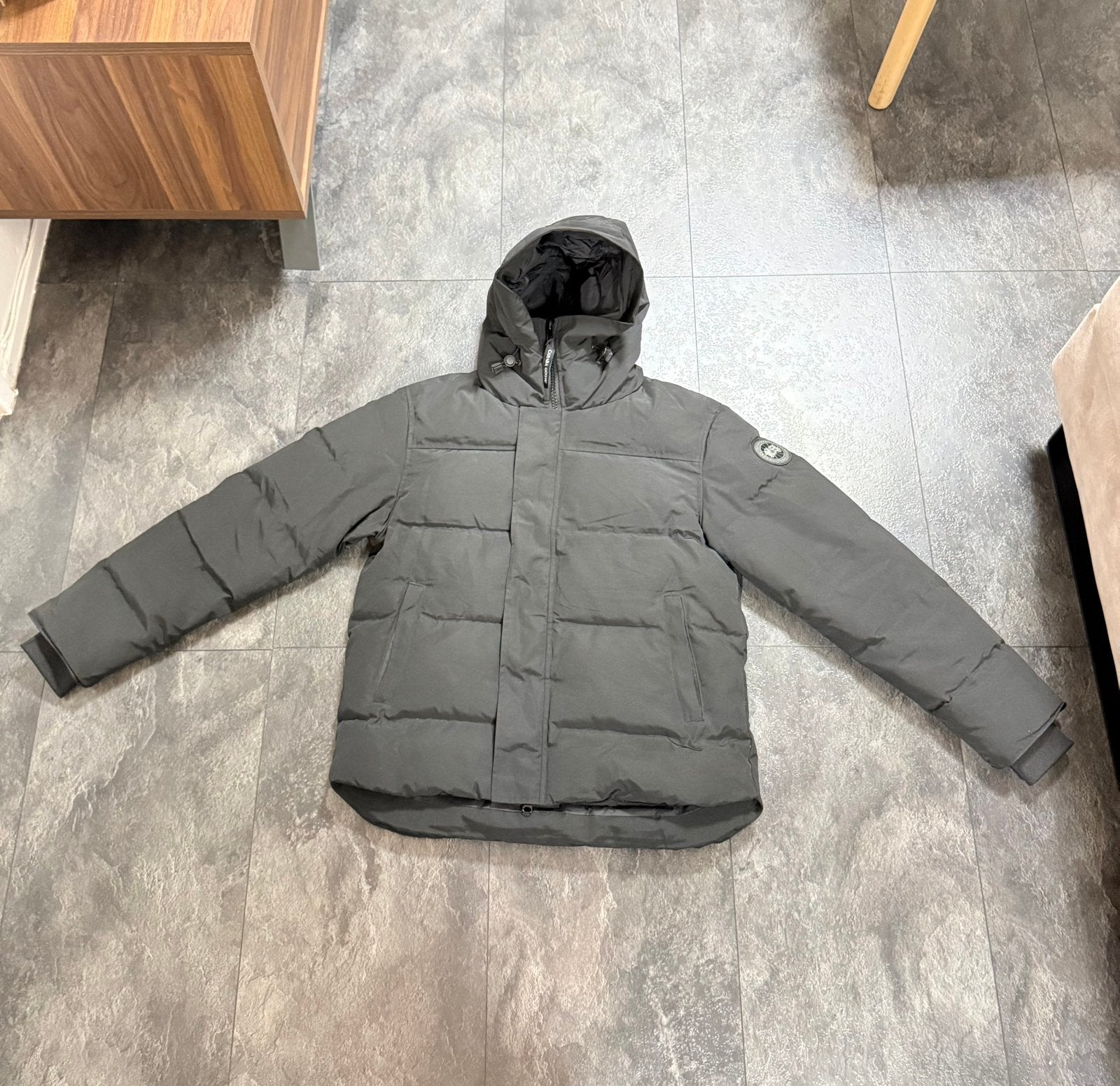 Canada Goose MacMillan Parka Black Label, Ophalen of Verzenden, Zo goed als nieuw, Maat 56/58 (XL), Zwart
