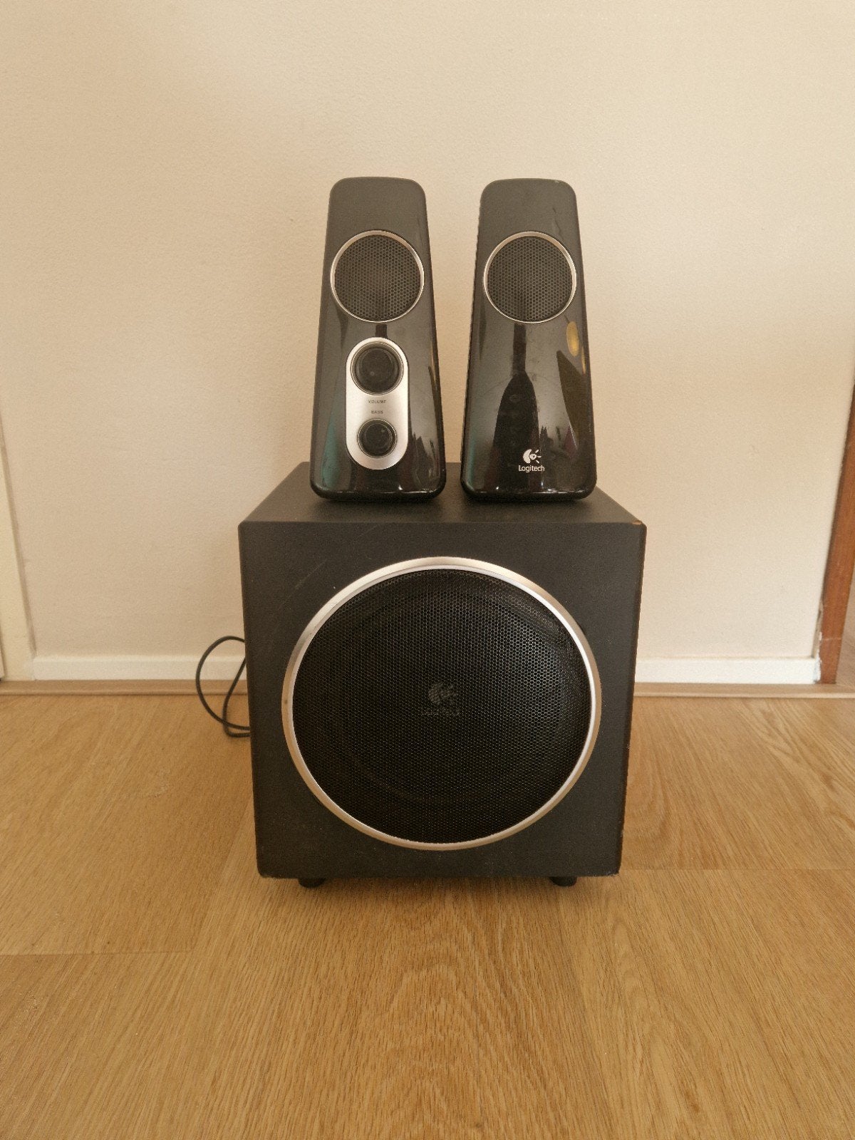 Logitech Speakerset Z523 - Fantastisch geluid!, Ophalen, Gebruikt, Speakerset, 60 tot 120 watt