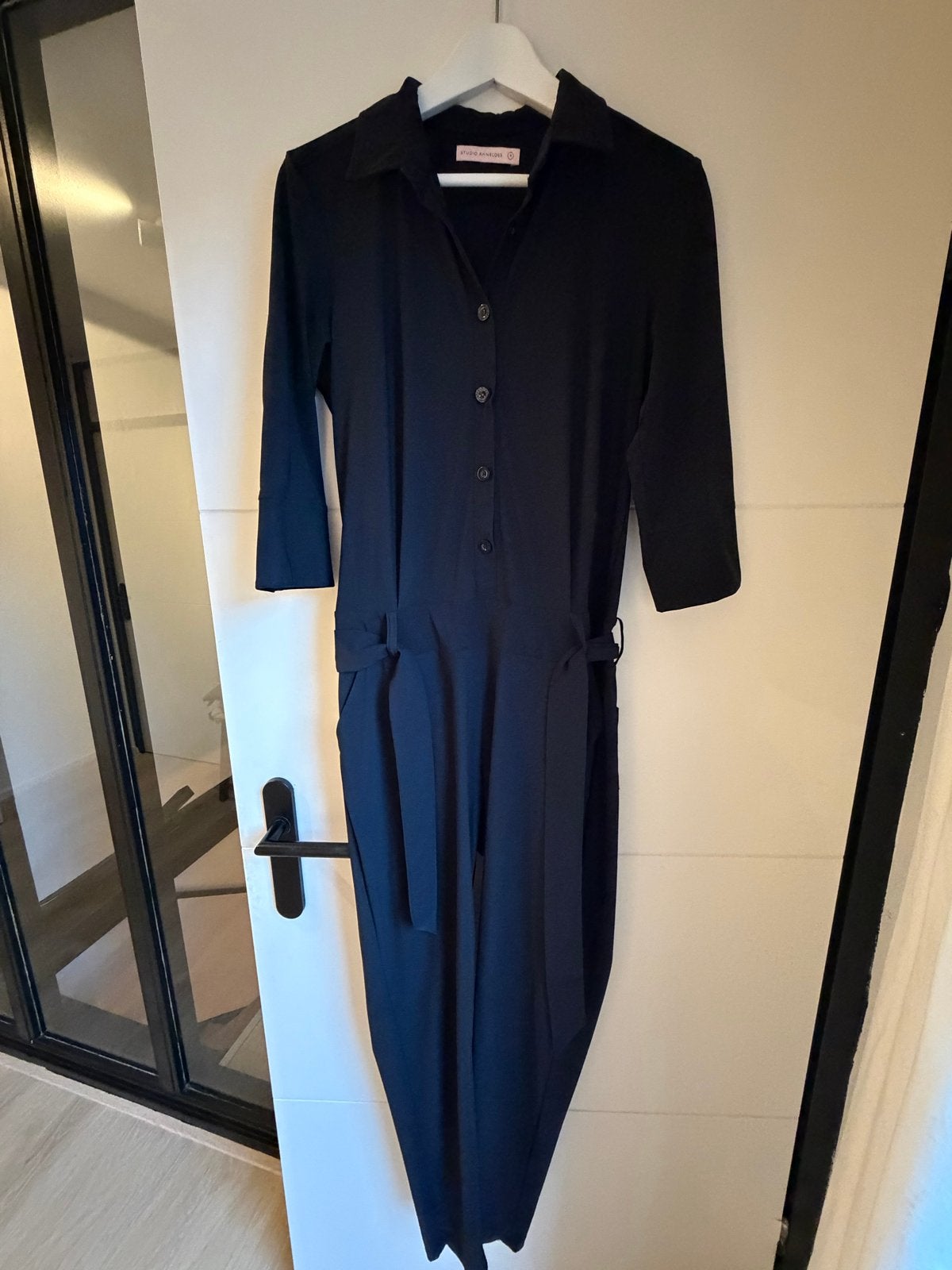 Studio Anneloes jumpsuit zwart maat M, Ophalen of Verzenden, Zo goed als nieuw, Maat 38/40 (M), Zwart