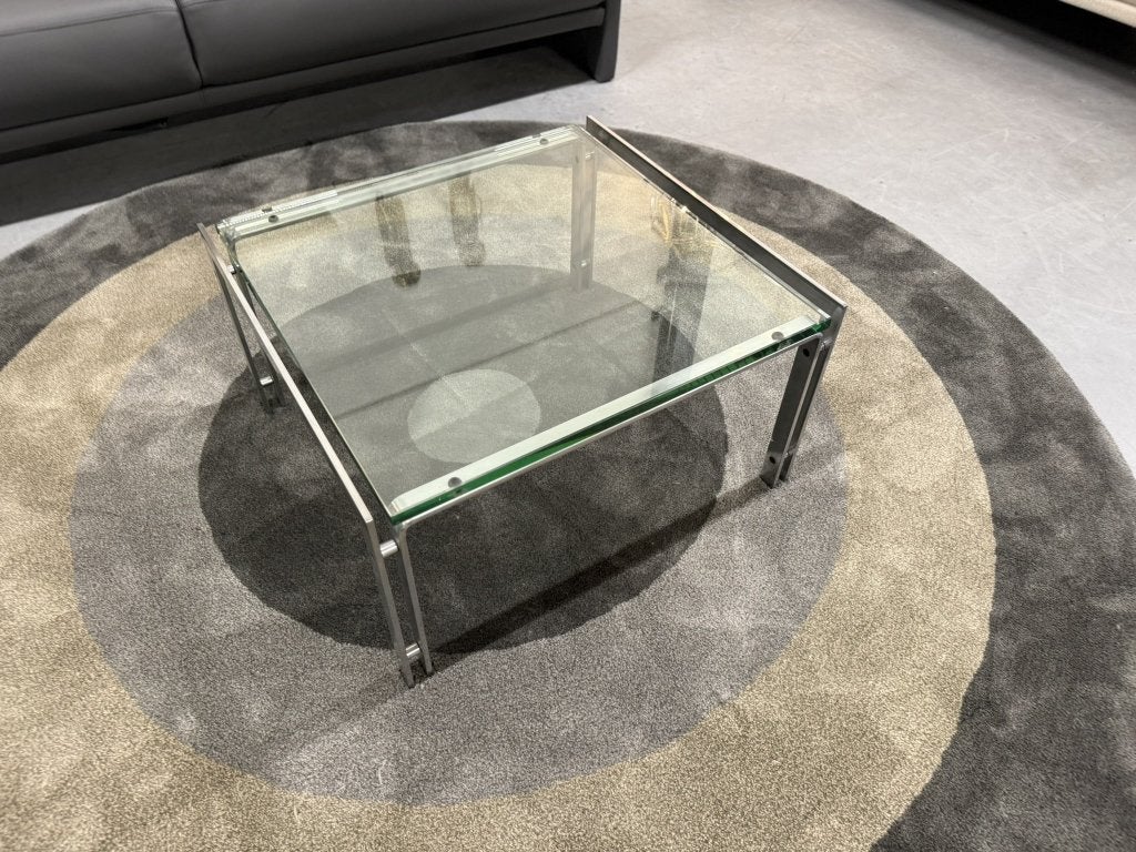 Showmodel Metaform M 1 Salontafel glas design tafel, 50 tot 100 cm, Vierkant, Metaform, 5 – 50