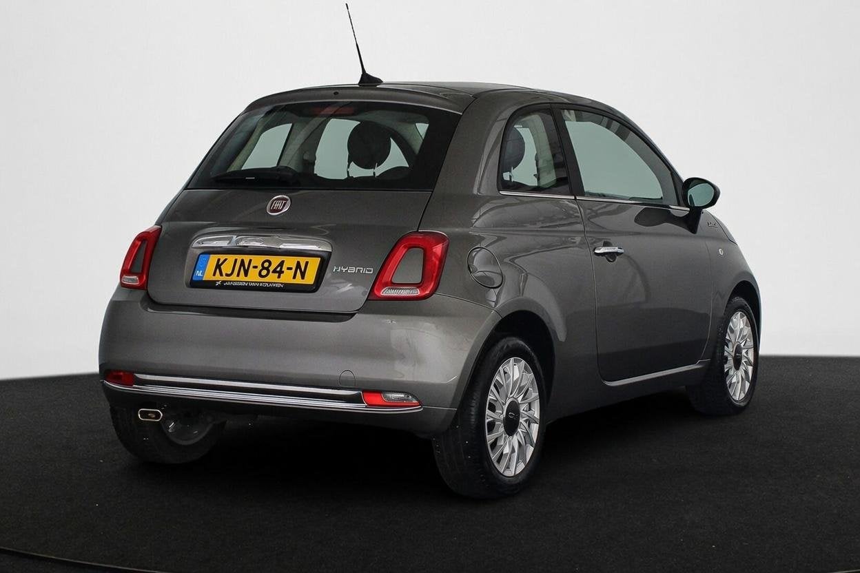 Fiat 500 1.0 Hybrid Dolcevita Panoramadak Apple Carplay Crui, Voorwielaandrijving, Stof, Gebruikt, Euro 6