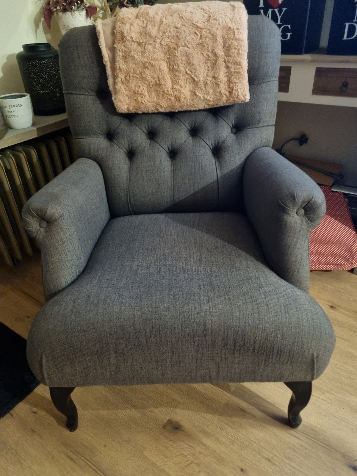 Fauteuil zit heerlijk, Huis en Inrichting, Fauteuils, Ophalen, Gebruikt, 75 tot 100 cm, 50 tot 75 cm