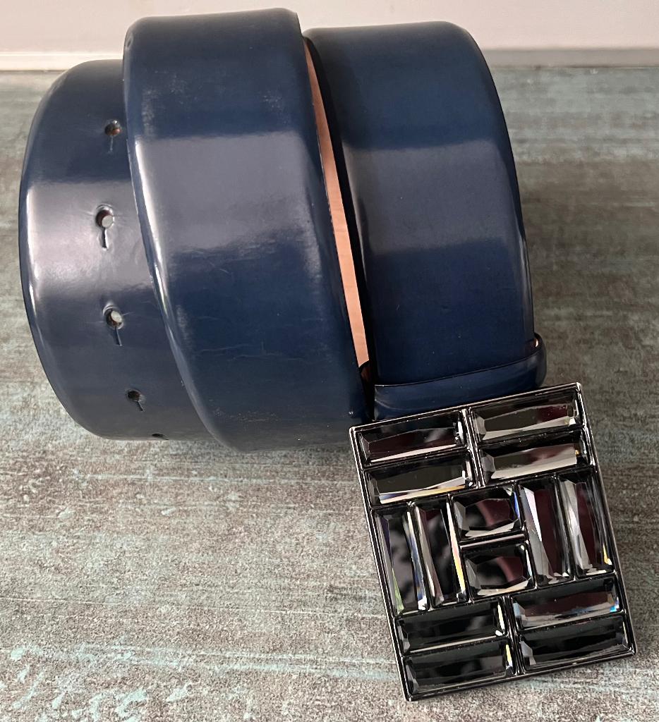 MaxMara. Prachtige leren riem/ceintuur. Mt L., Kleding | Dames, Echt leder, Max Mara, Ophalen of Verzenden, Zo goed als nieuw