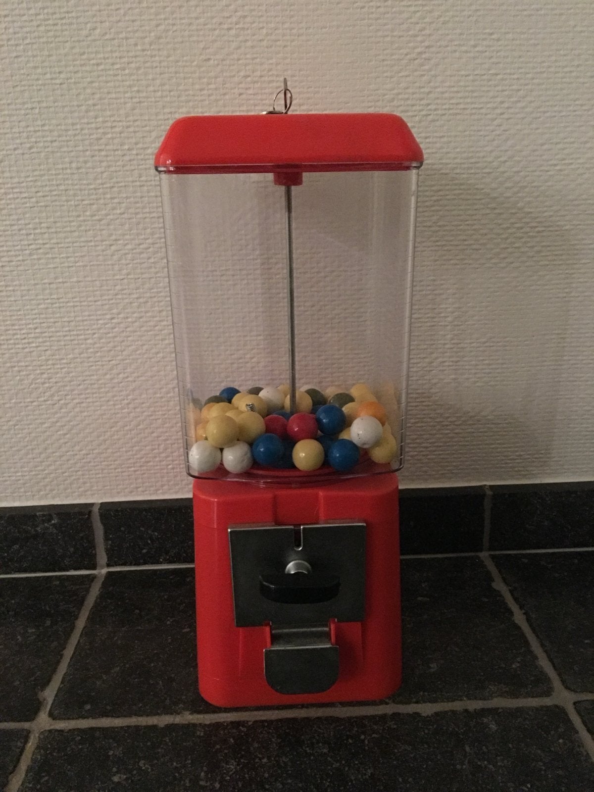 Vintage kauwgomballenautomaat met sleutel, Verzamelen, Automaten | Overige, Ophalen of Verzenden, Gebruikt