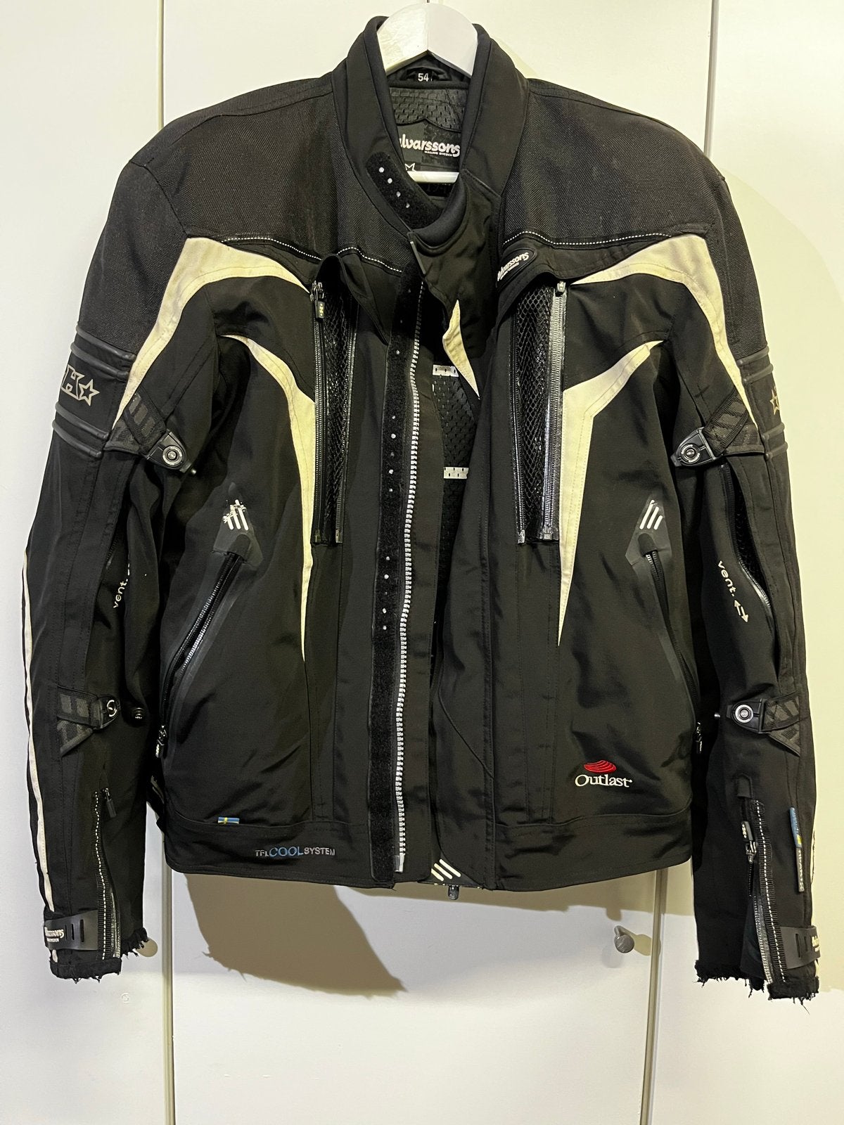 Halvarssons textiel motorpak (jas en broek ) maat 52, Ophalen of Verzenden, Tweedehands, Heren, Combipak