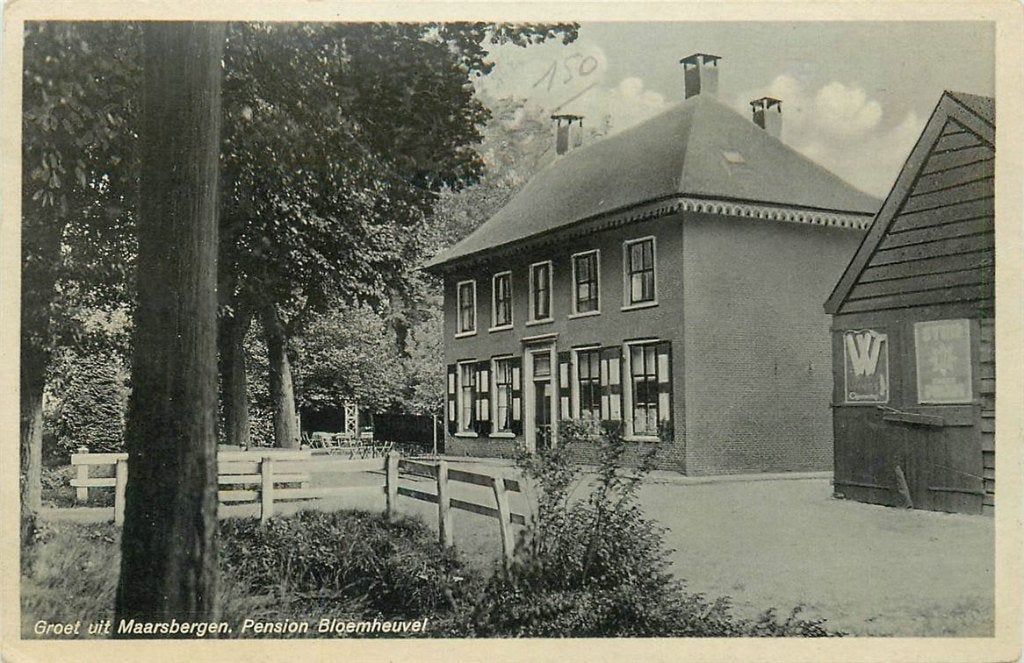 701-173-015 Maarsbergen Pension Bloemheuvel, Ophalen of Verzenden, Voor 1920, Utrecht