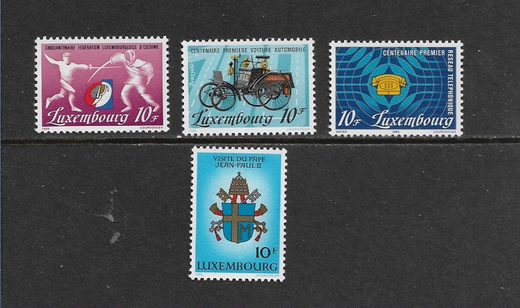 Postzegels  Luxemburg    1121/1124   PF, Ophalen of Verzenden, Luxemburg, Postfris