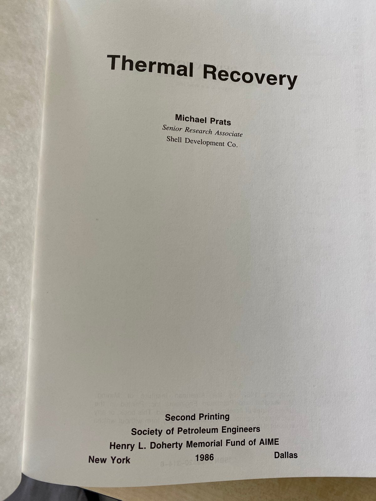 Foto 4 van Thermal Recovery - Monograph Volume 7 door Michael Prats