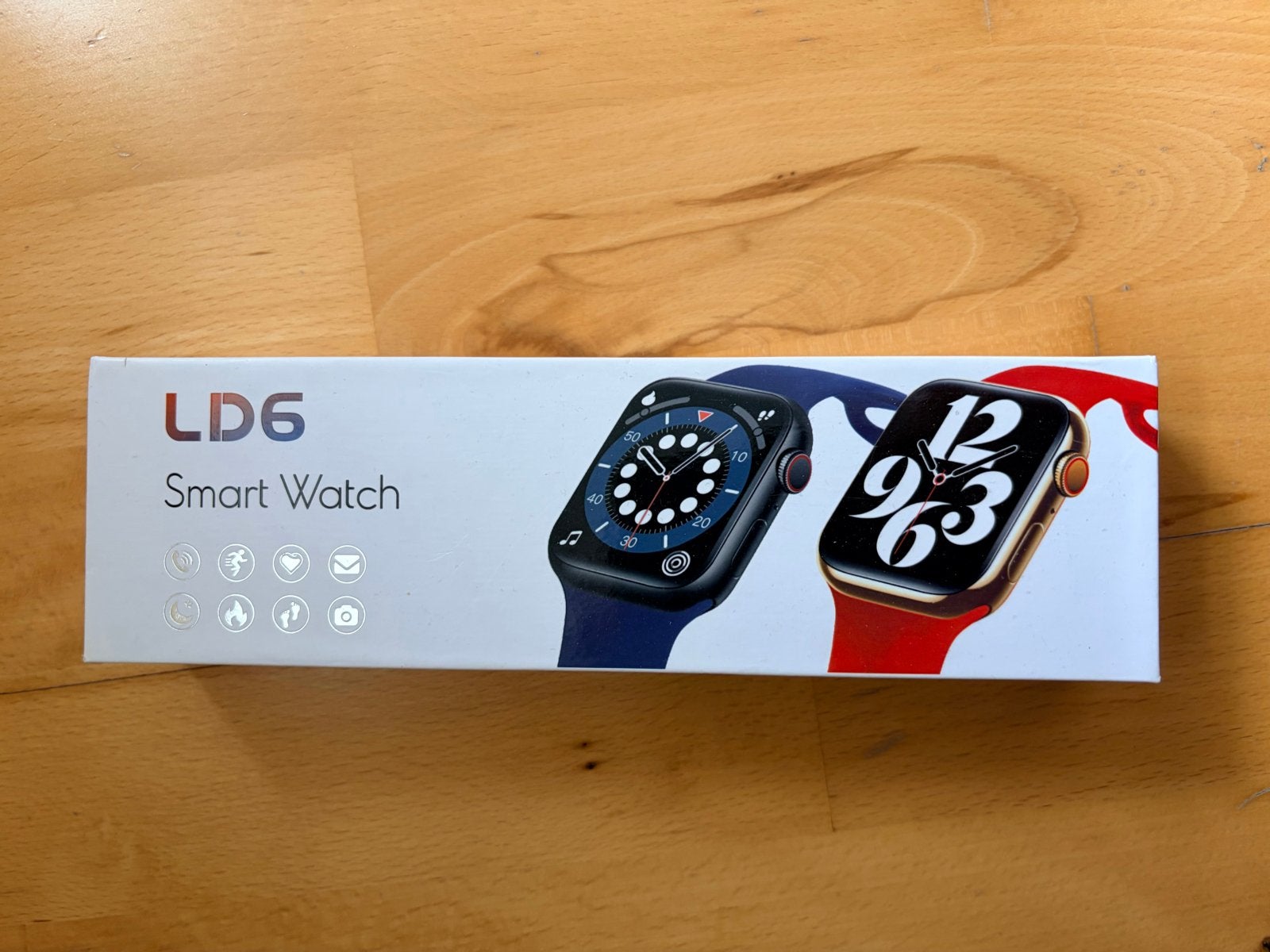 Smartwatch LD6 zo goed als nieuw met extra bandjes, Ophalen of Verzenden, Zo goed als nieuw