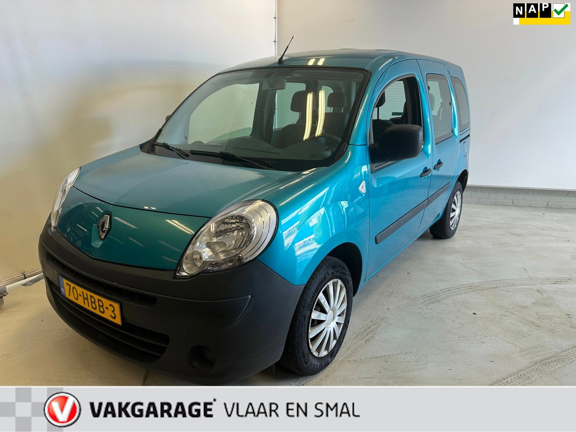 Renault Kangoo Family 1.6-16V Expression Invalide Rolstoel a, Stof, Gebruikt, 4 cilinders, Blauw