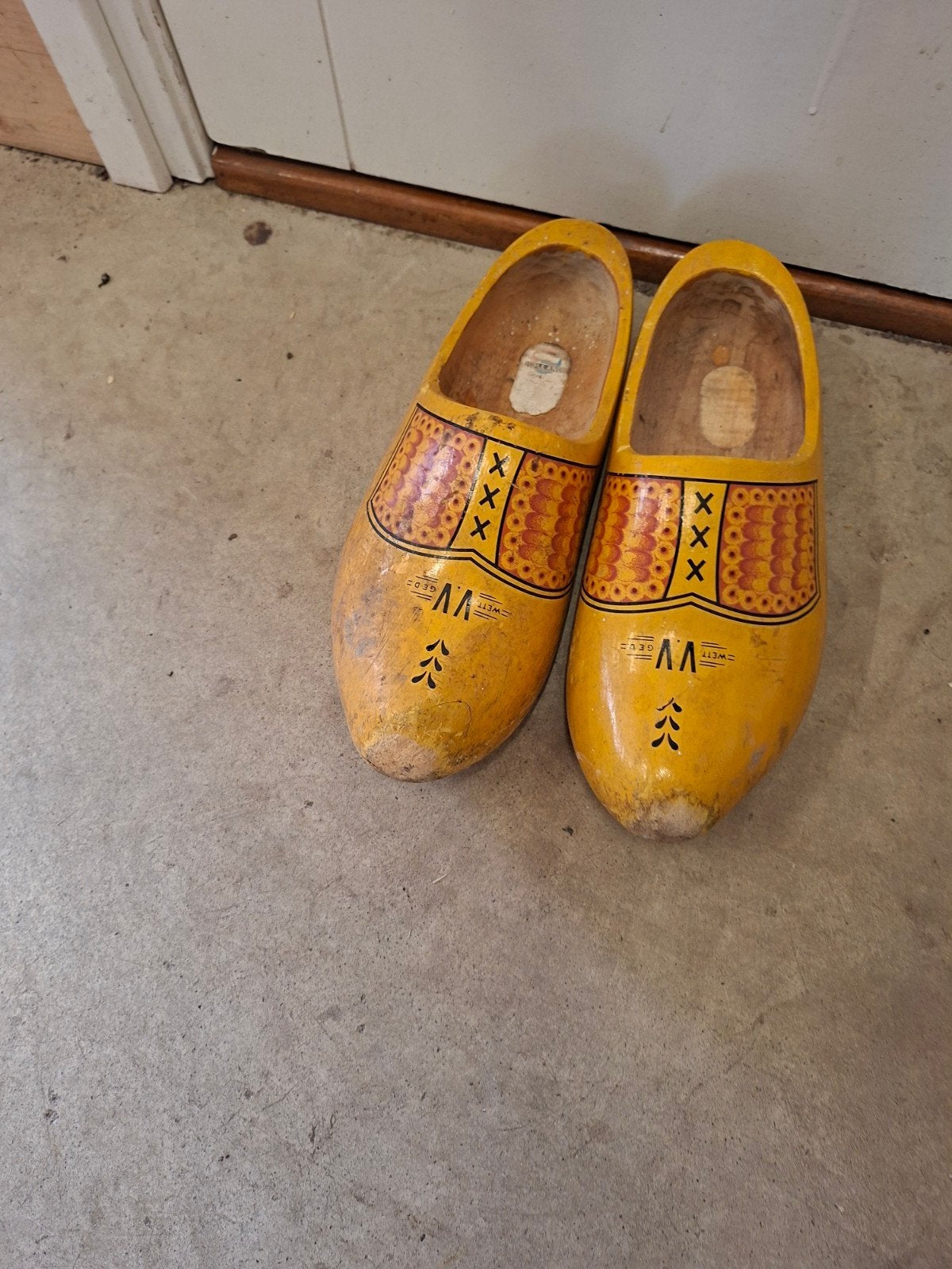 Tk paar nette houten klompen schoenen cloggs., Tuin en Terras, Werkkleding, Ophalen of Verzenden, Gebruikt