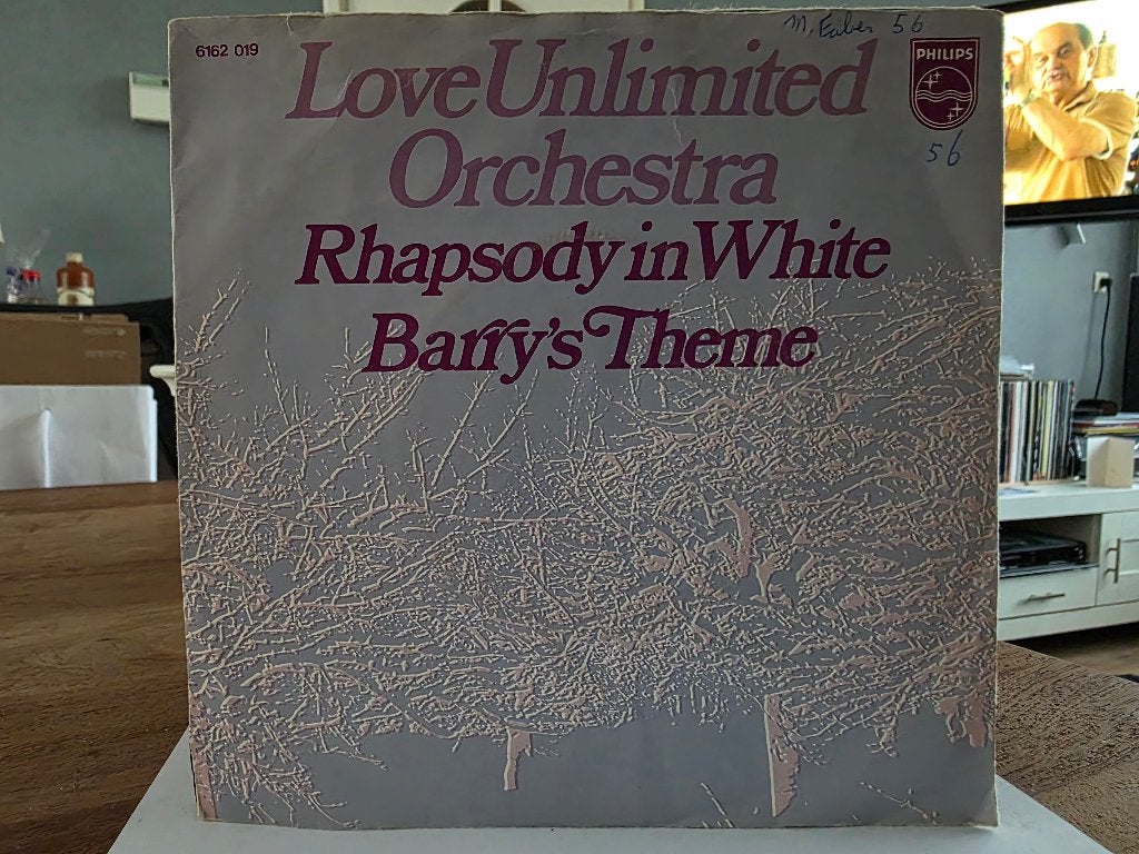 7" Single Love Unlimited Orchestra - Rhapsody In White / Bar, Ophalen of Verzenden, Gebruikt, Pop