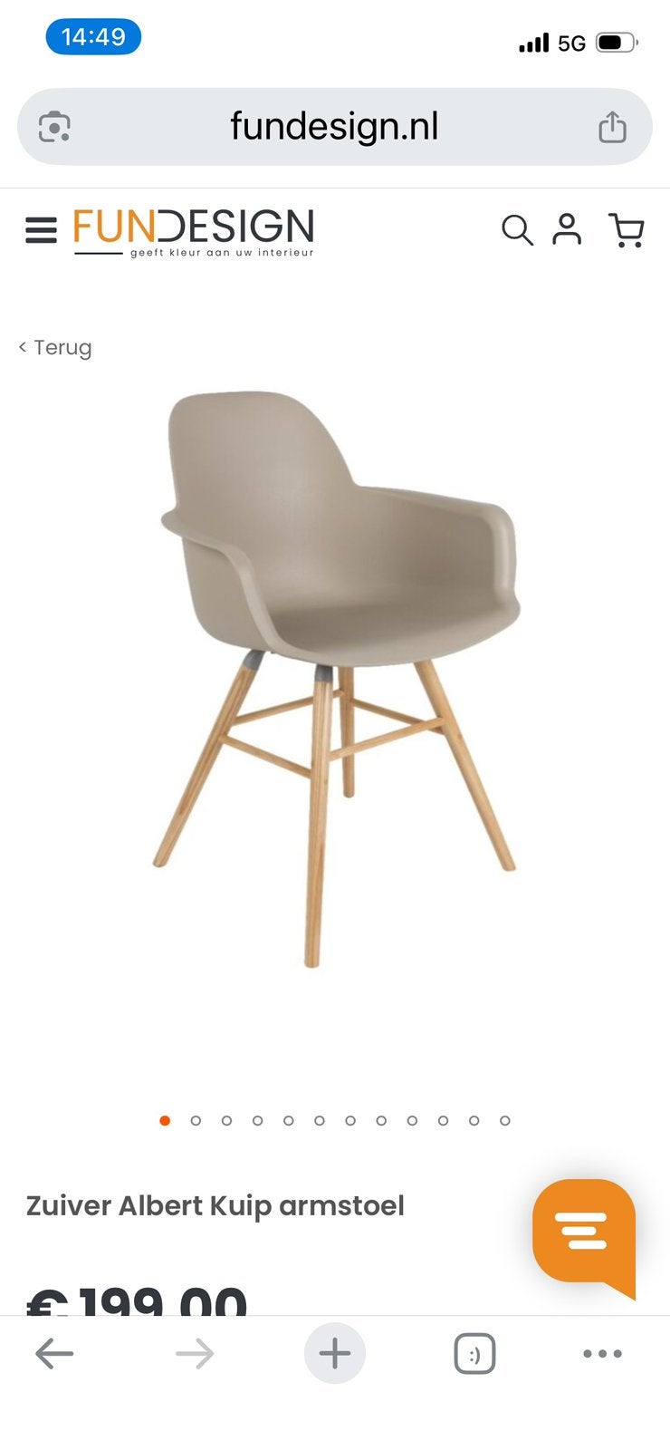 Zuiver eetkamerstoelen, Huis en Inrichting, Stoelen, Ophalen, Zo goed als nieuw