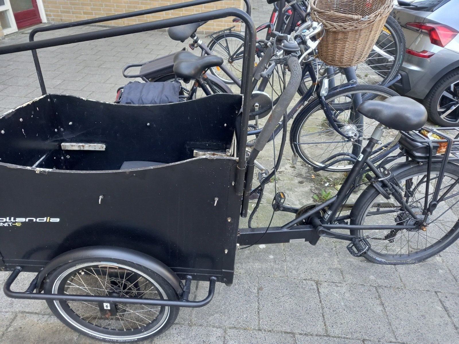 Bakfiets met aanhanger - Ideaal voor kinderen of goederen, Fietsen en Brommers, Fietsen | Bakfietsen, Overige merken, Terugtraprem
