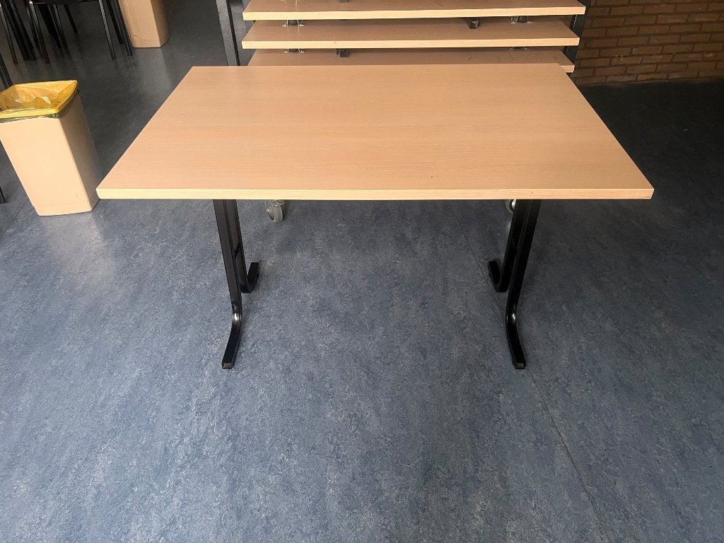 20x inklapbare tafel 80x120 met trolley op wielen, Ophalen, Rechthoekig, 75 cm of meer, 60 cm of meer