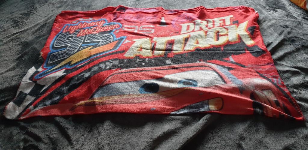 Cars fleecedeken, Ophalen of Verzenden, Zo goed als nieuw, 100 cm of meer, Deken