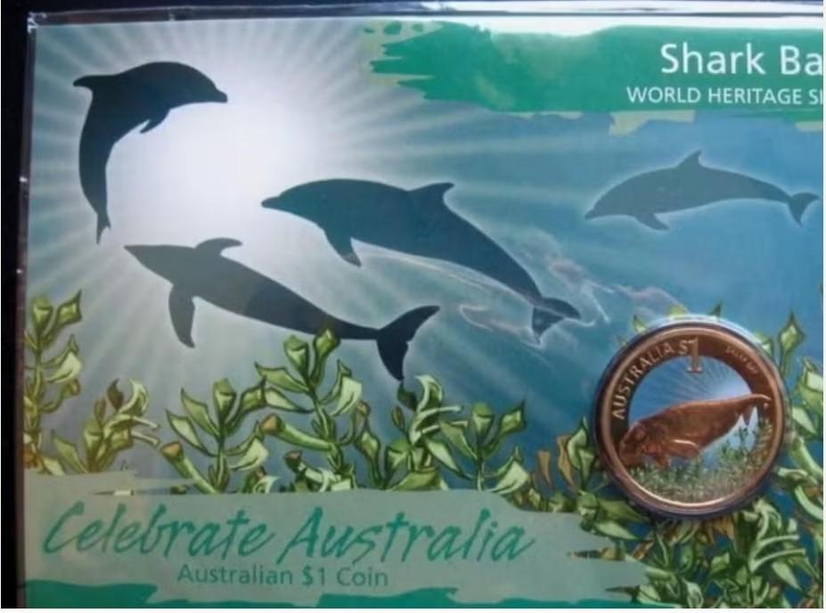 Australie - Color 1 Dollar 2010 - Shark Bay, Verzenden, Setje