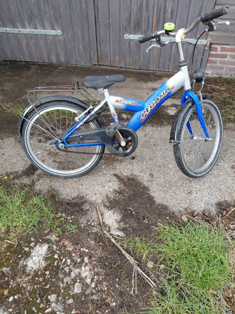 Kinderfiets voor 6 'a 7 jaar., Ophalen of Verzenden, Gebruikt, Minder dan 16 inch