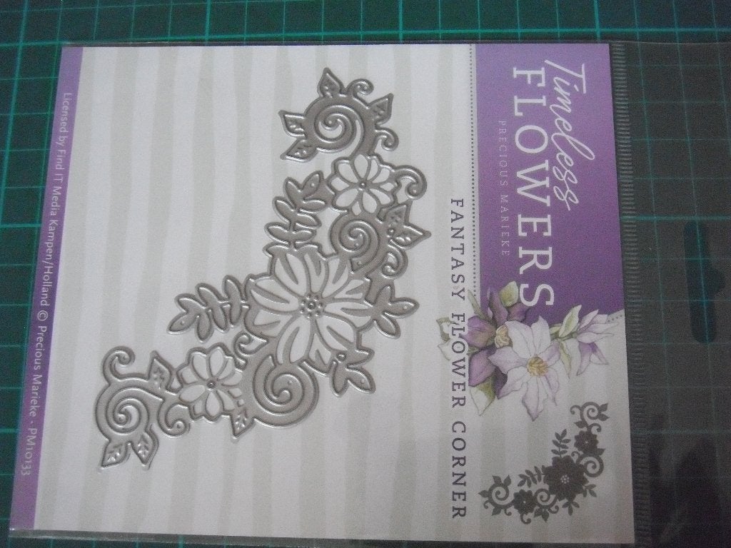 Nieuwe snijmal Fantasy flower corner - Precious Marieke, Hobby en Vrije tijd, Kaarten | Zelf maken, Ophalen of Verzenden, Nieuw