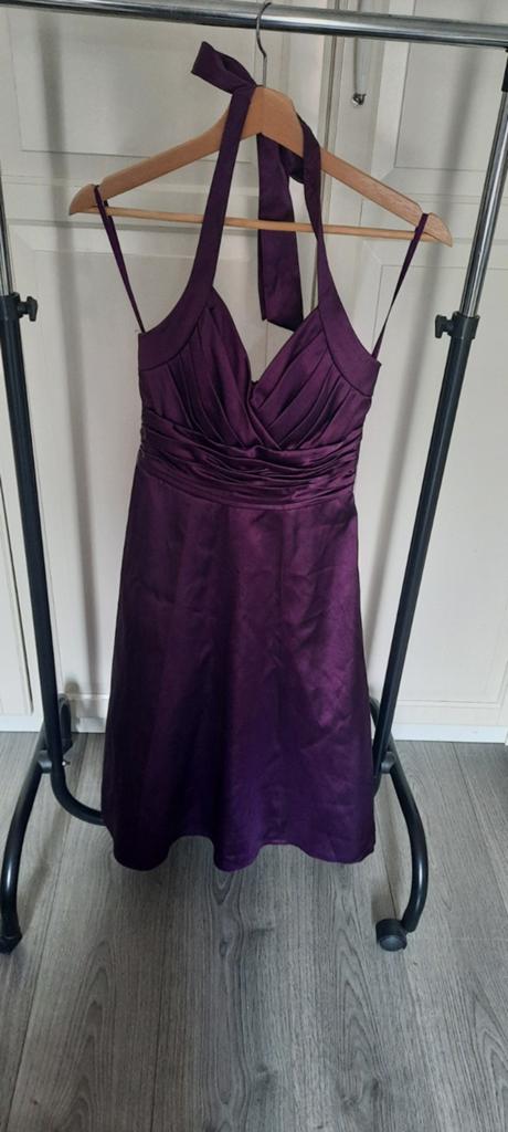 Paarse galajurk, Kleding | Dames, Jurken, Maat 38/40 (M), Paars, Ophalen of Verzenden, Zo goed als nieuw