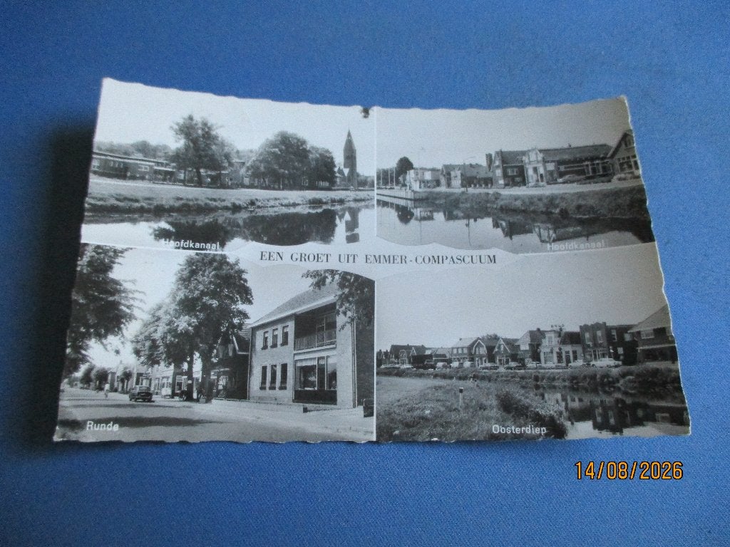 Emmer-Compascuum, Verzamelen, Ansichtkaarten | Nederland, Ophalen of Verzenden, Voor 1920, Gelopen, Utrecht