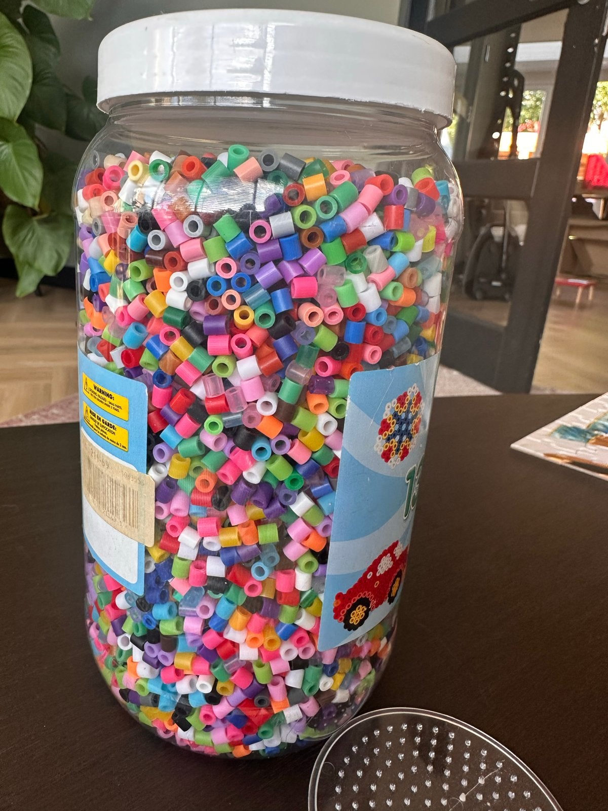 Grote pot strijkkralen met 9 vormpjes - ook andere merken, Ophalen, Gebruikt, Meerkleurig, Kunststof