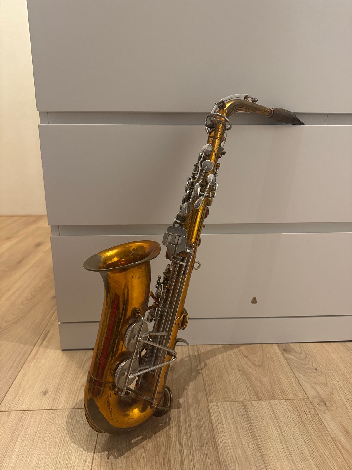 Antieke saxofoon - Uniek verzamelobject, Muziek en Instrumenten, Ophalen, Gebruikt, Overige typen