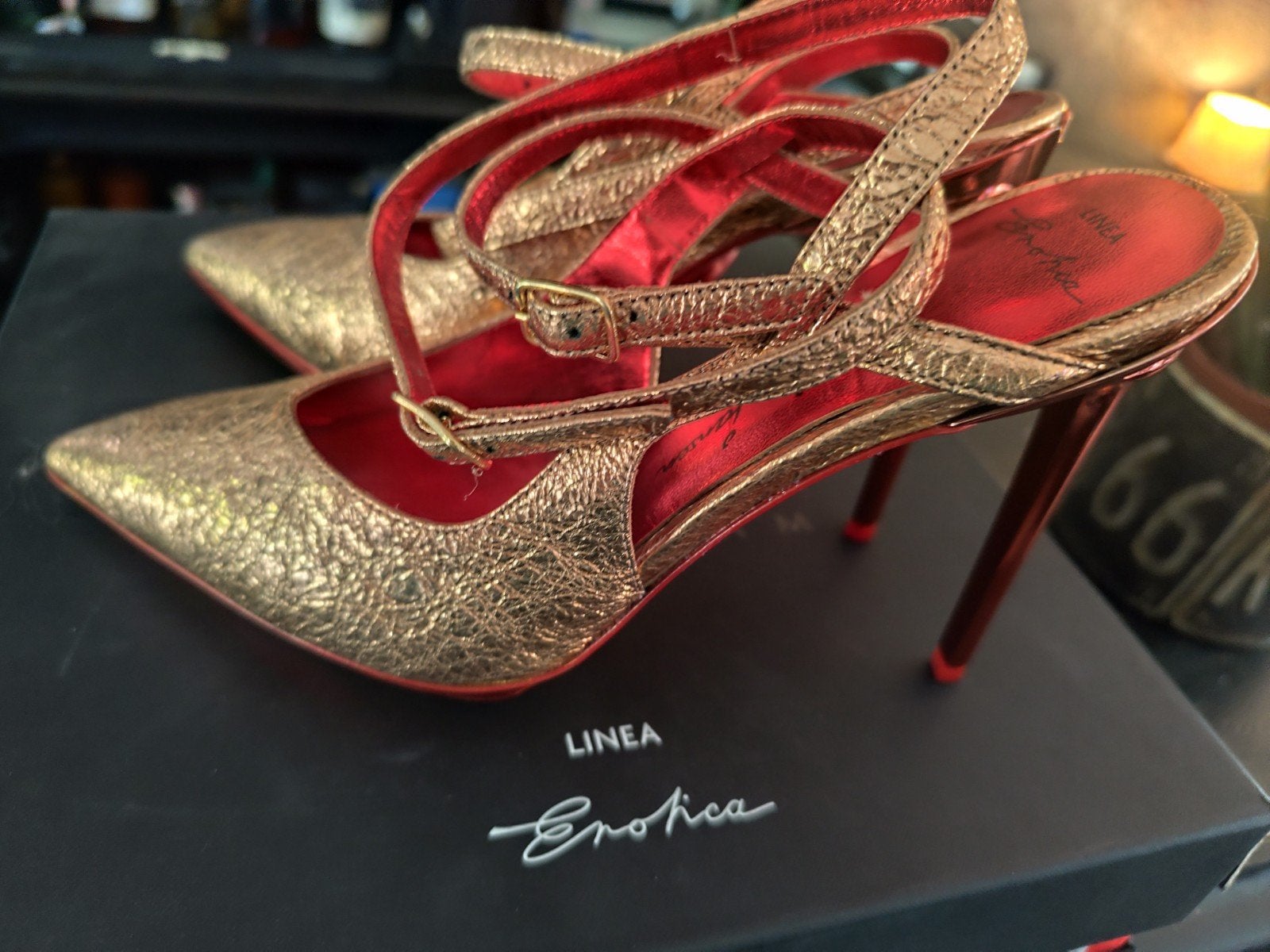 Jan Jansen Linea Erotica Gouden Pumps Maat 38, Pumps, Overige kleuren, Nieuw, Jan Jansen
