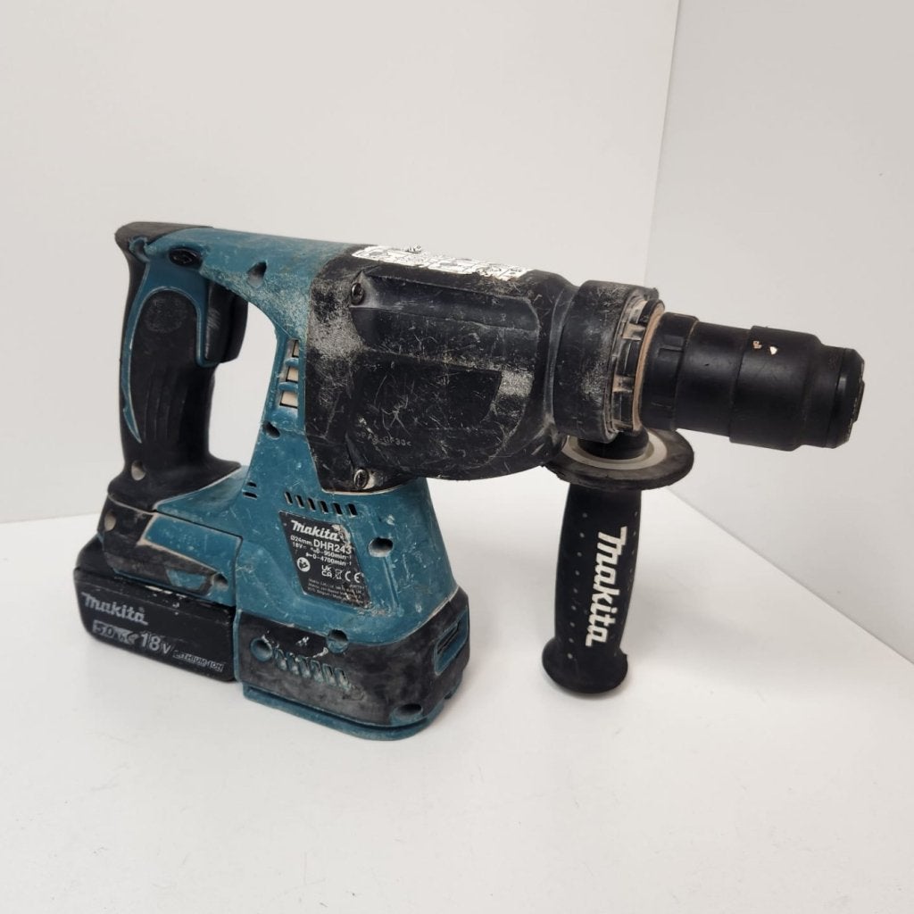 Makita dhr243 boormachine + 5.0 accu, Makita, Gebruikt, Support@makita.com, Makita Corporation, 3-11-8, Sumiyoshi-cho, 
Anjo, Aichi 446-8502
Japan