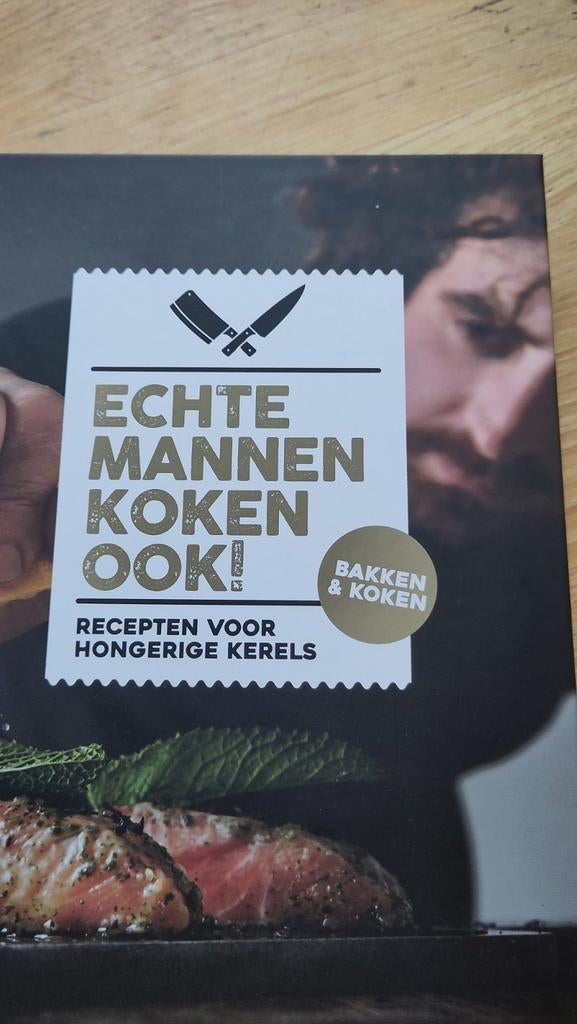 Echte Mannen koken ook!, Ophalen of Verzenden, Zo goed als nieuw