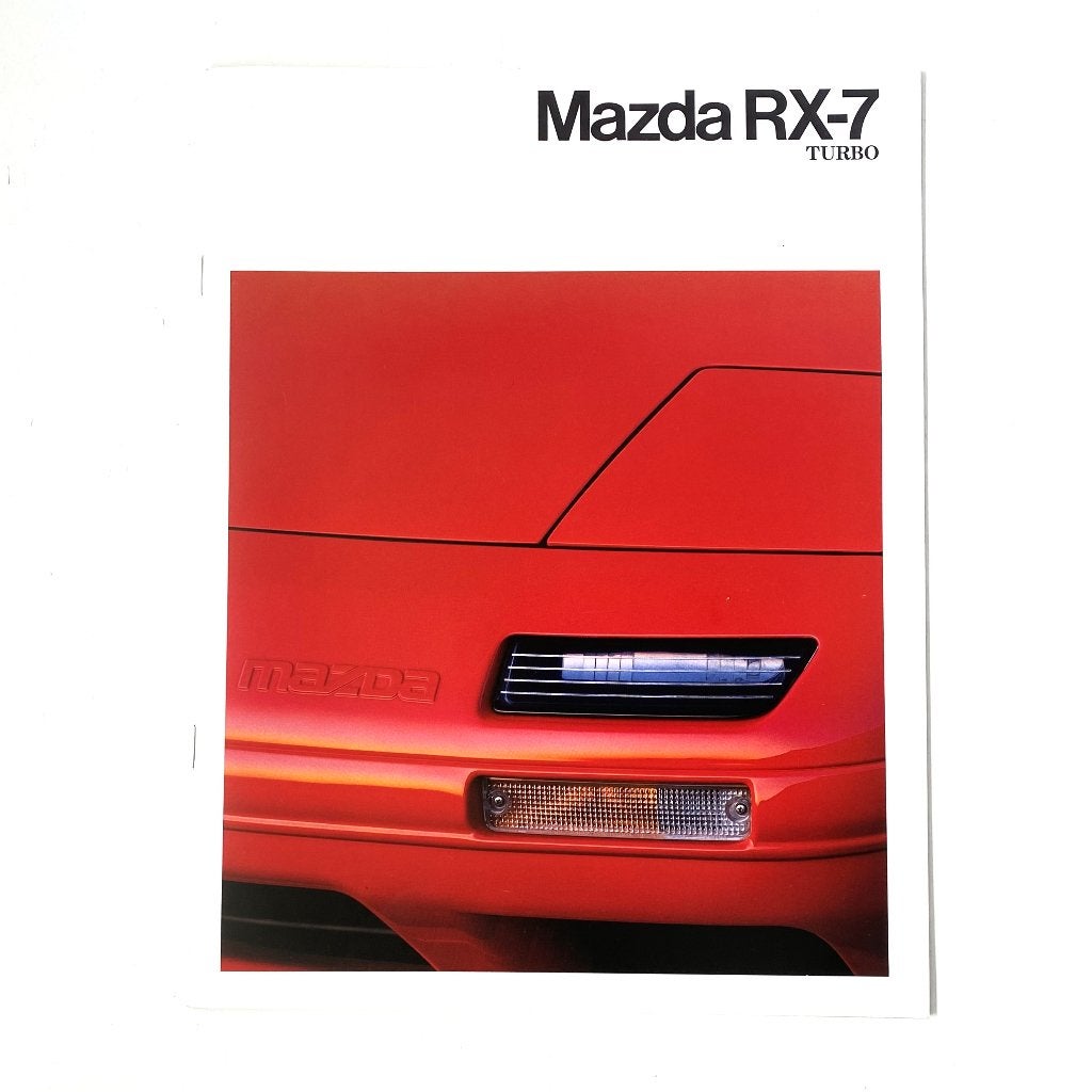 Mazda RX-7 Turbo brochure 1990 - Coupe & cabriolet, Boeken, Verzenden, Zo goed als nieuw, Mazda