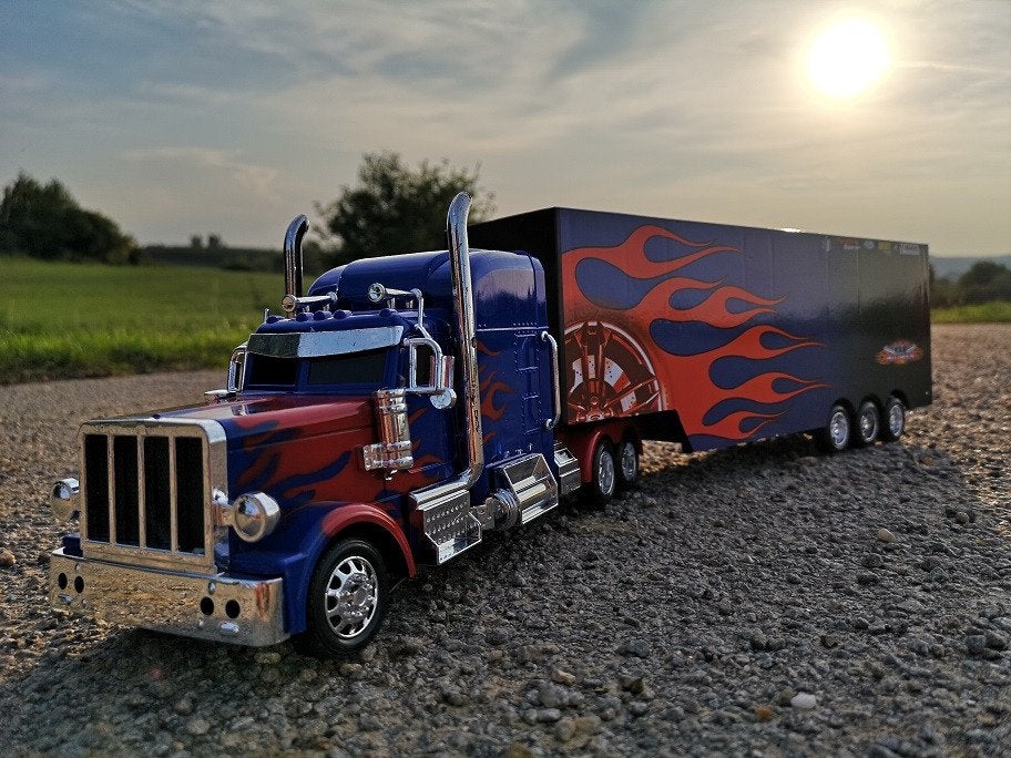 RC USA-Truck FREIGHTLINER. PETERBILT-TRUCKS 359-serie LED, Ophalen of Verzenden, Nieuw, Auto onroad, RTR (Ready to Run)
