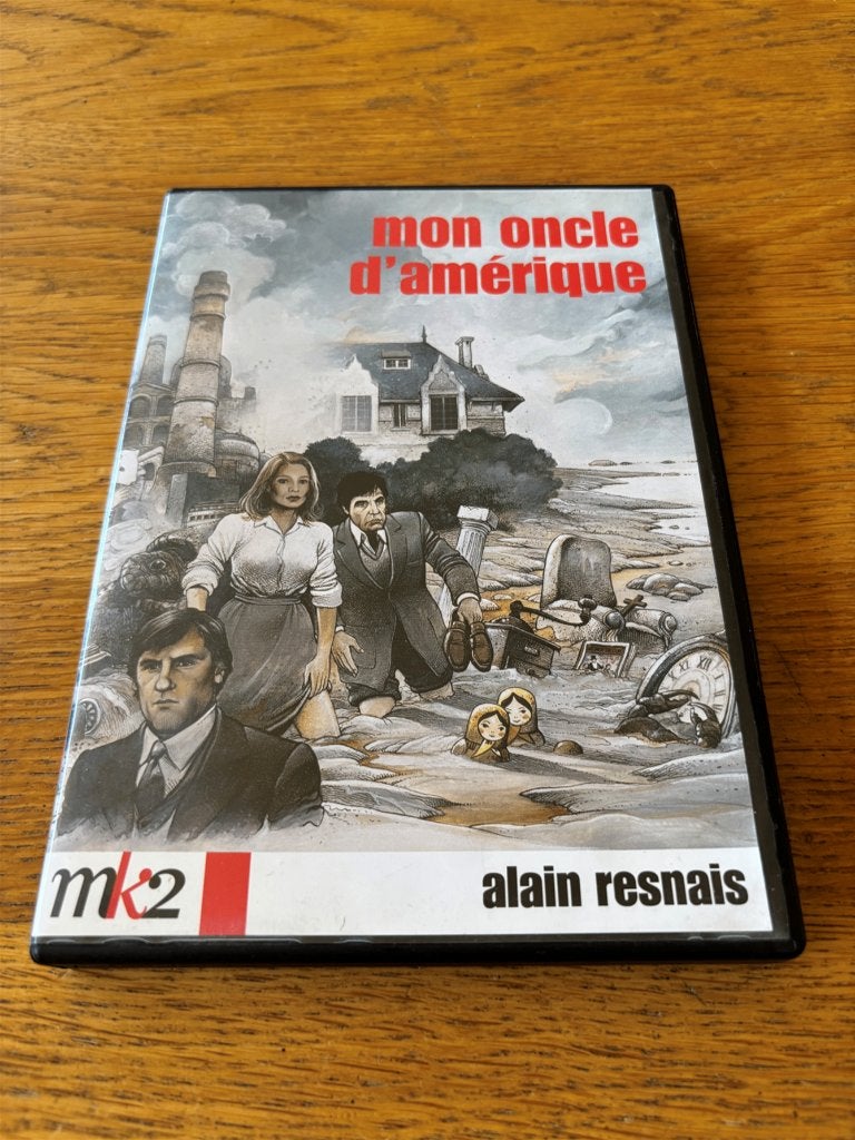 Dvd Mon Oncle D'Amérique, Cd's en Dvd's, Dvd's | Filmhuis, Gebruikt, Frankrijk, Vanaf 12 jaar, Ophalen of Verzenden
