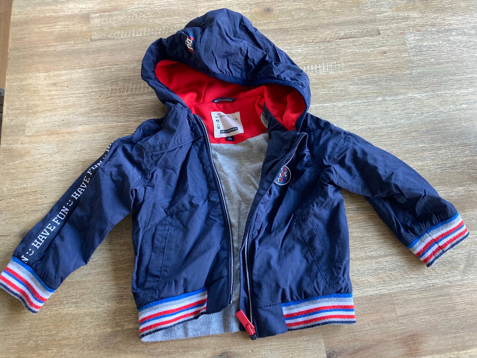 Jongens zomerjas maat 74, Kinderen en Baby's, Ophalen of Verzenden, Zo goed als nieuw, Jongetje, Jasje