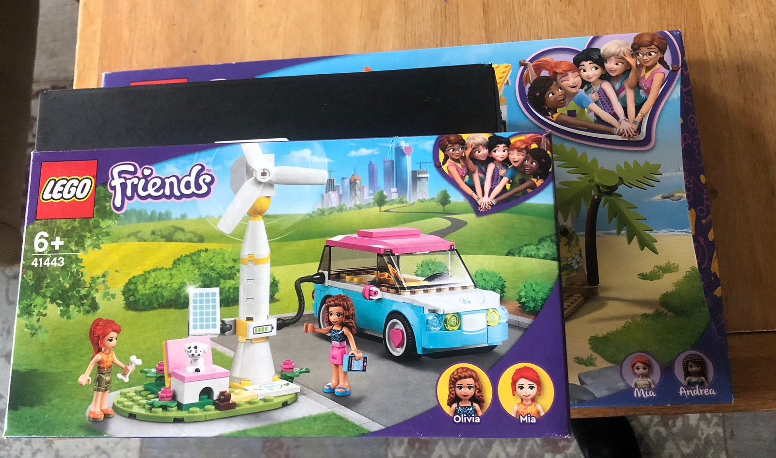 Lego friends 41443. olivia electrische auto, Ophalen of Verzenden, Zo goed als nieuw