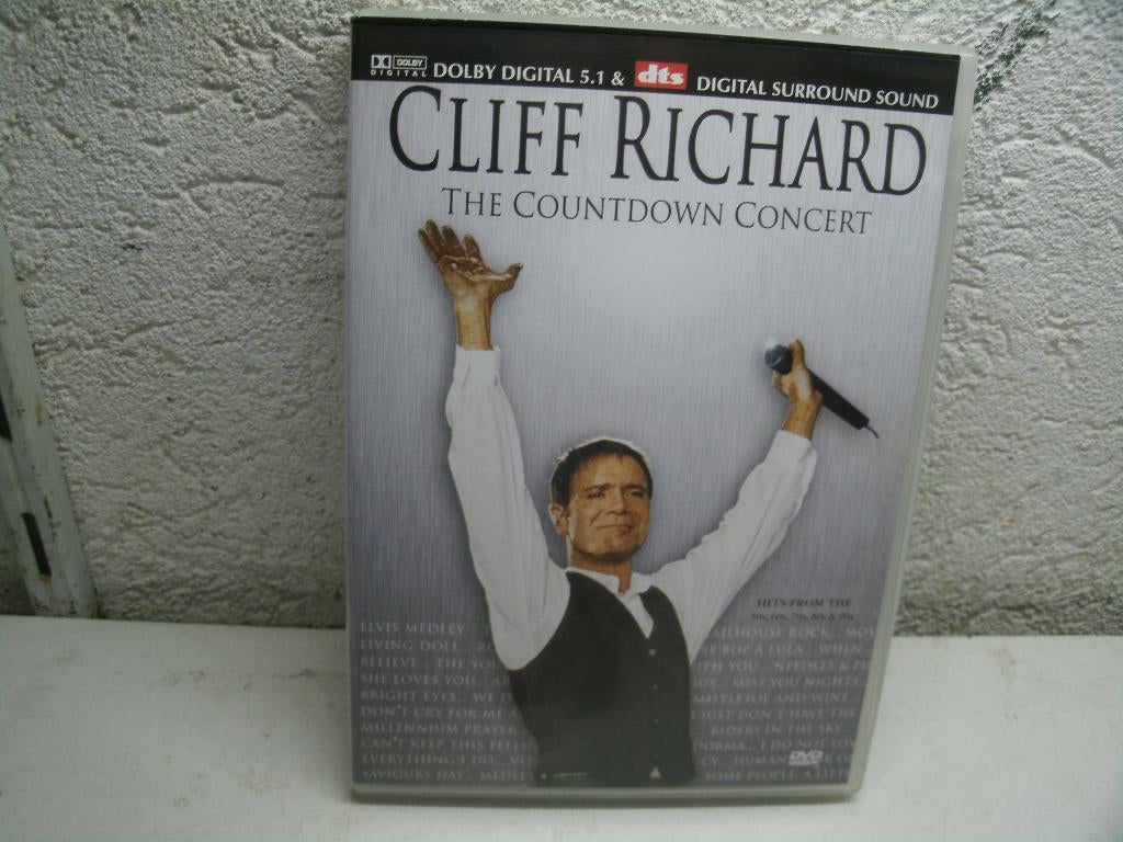 dvd 134b cliff richard the countdown concert 2002, Cd's en Dvd's, Alle leeftijden, Ophalen of Verzenden, Zo goed als nieuw