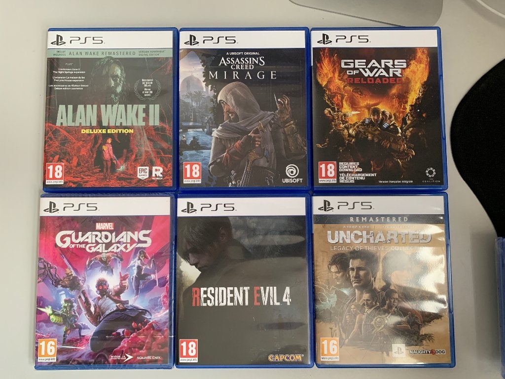 Diverse PS 5 games (o.a. Alan Wake, Resident Evil, Gears, AC, Ophalen of Verzenden, Zo goed als nieuw, Role Playing Game (Rpg)
