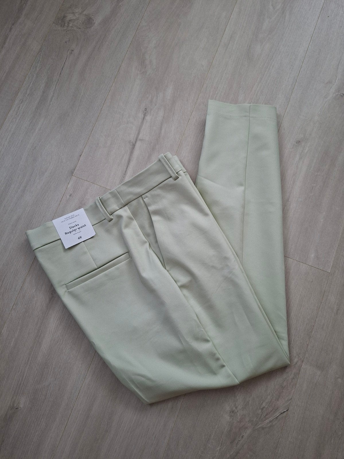 lichtgroen damespak maat 42/44, Kleding | Dames, H&M, Kostuum of Pak, Maat 42/44 (L), Nieuw