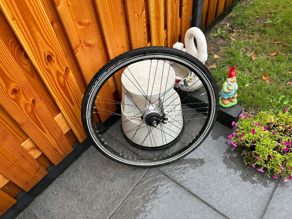 :Achterwiel 28 inch 7 NEXUS versnellingen rollerbrakes, Fietsen en Brommers, Fietsonderdelen, Wiel, Gebruikt, Ophalen of Verzenden