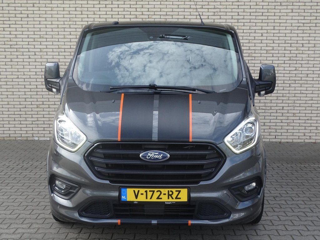 Ford Transit Custom 310 L1H12.0 TDCI 170pk Sport DC Automaat, Auto's, 12 maanden, Gebruikt, 4 cilinders, Leder en Stof