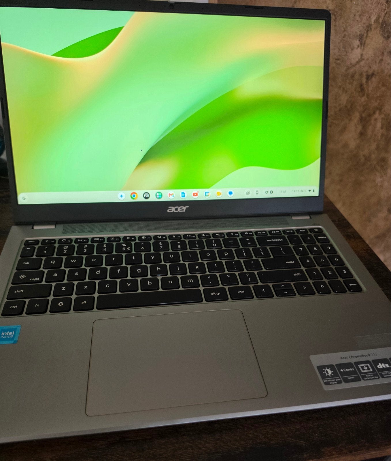 Acer Chromebook 315 - Zo goed als nieuw, 4 GB of minder, 15 inch, Qwerty, Touchscreen
