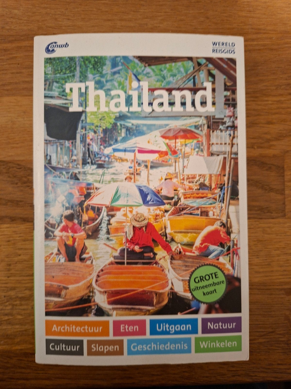 ANWB Wereld Reisgids Thailand met Grote Uitneembare Kaart, Nieuw, Ophalen of Verzenden, Reisgids of -boek, ANWB