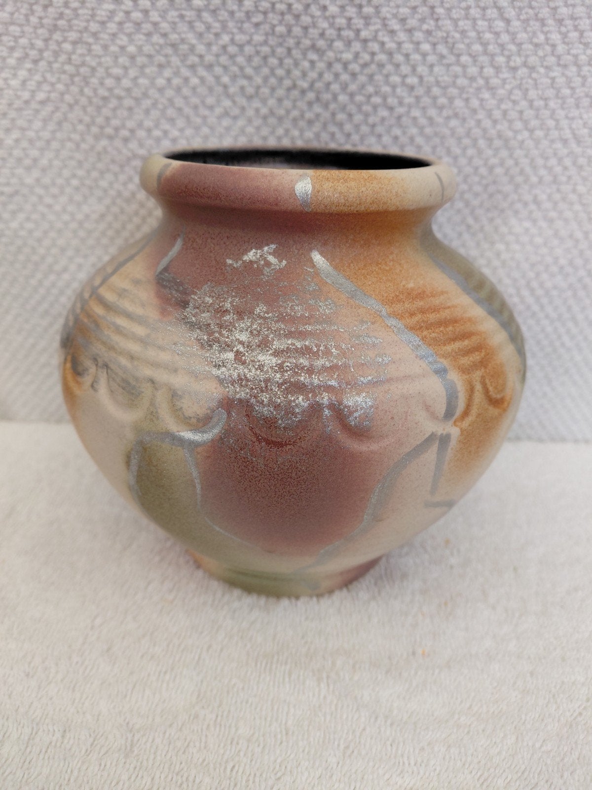 Vintage W. Germany PRO ART vaas, aardewerk, 10 cm hoog, Ophalen of Verzenden