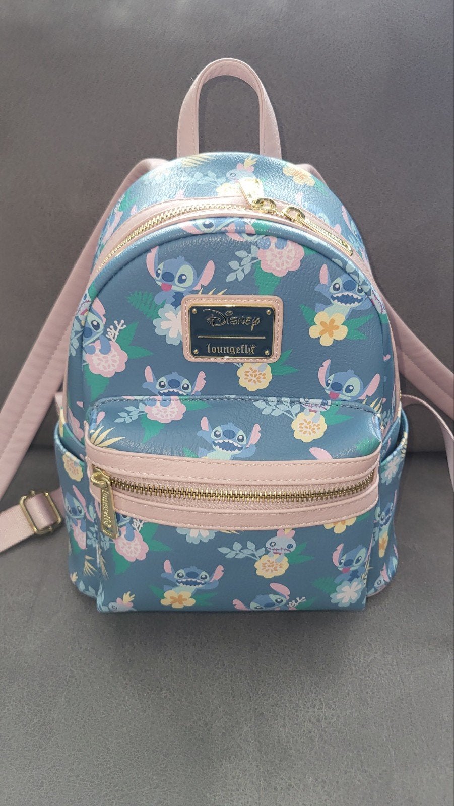 Disney Loungefly Stitch Mini Rugzak Disneyland Parijs, Ophalen of Verzenden, Zo goed als nieuw, Overige typen