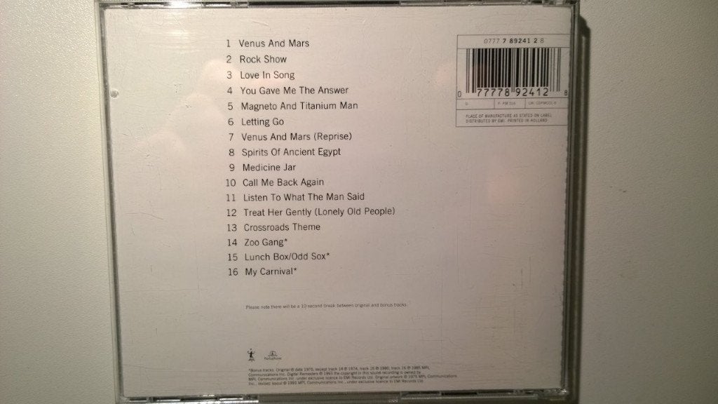 Wings - Venus And Mars, Ophalen of Verzenden, Zo goed als nieuw, Pop, Album