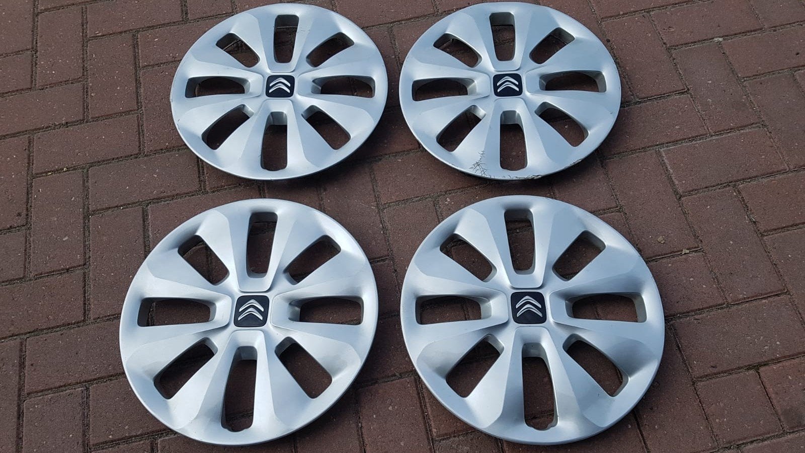 Orig. wieldoppen Citroen C1 15inch. 4-stuks. Zeer netjes!, Ophalen of Verzenden, Zo goed als nieuw