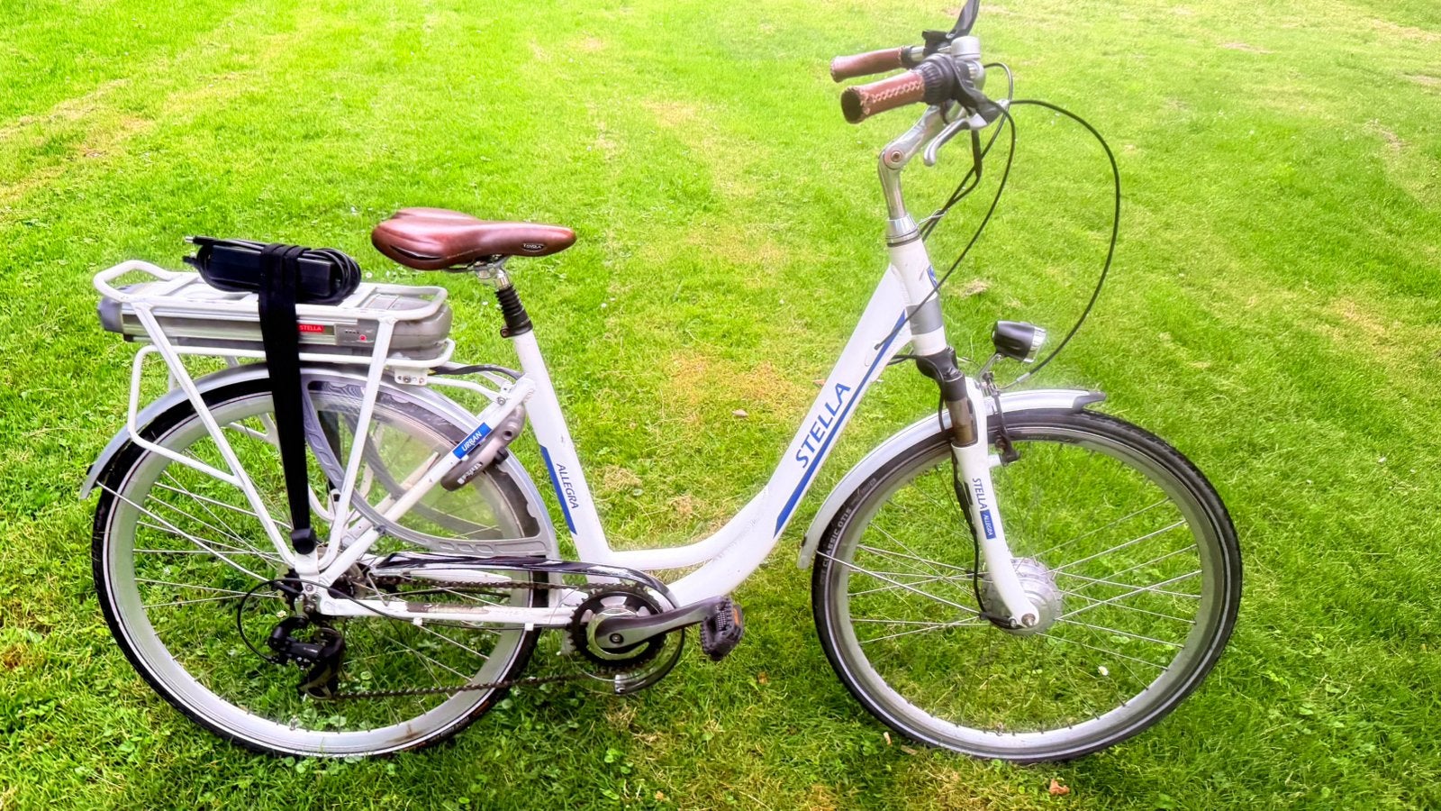 I.z.g.st mooie goede unisex damesfiets E-bike Stella 51cm, Gebruikt, Velgrem, Versnellingen, 50 tot 53 cm