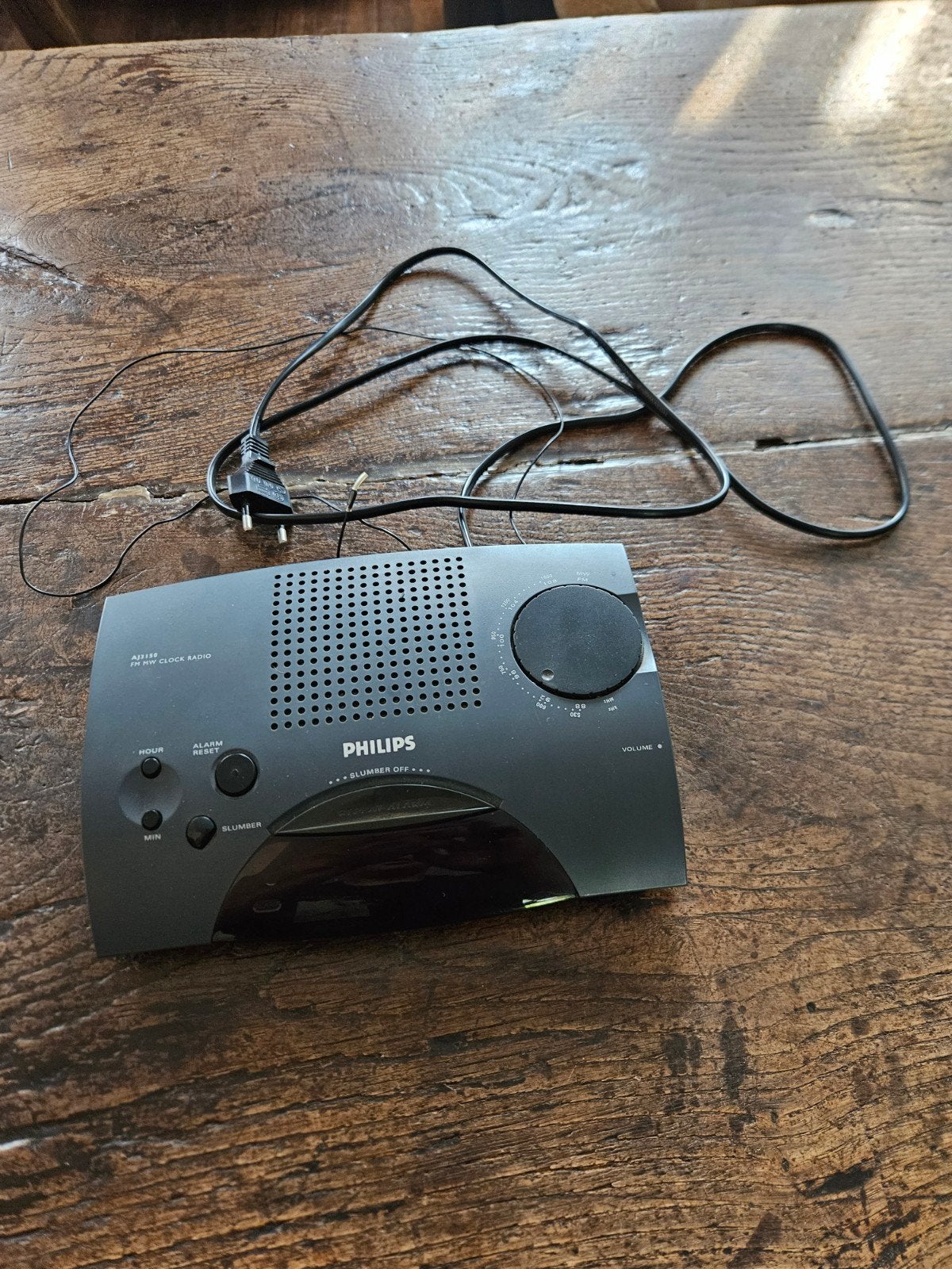Philips AJ3150 FM MW Wekkerradio - Compact en Betrouwbaar, Ophalen of Verzenden, Zo goed als nieuw