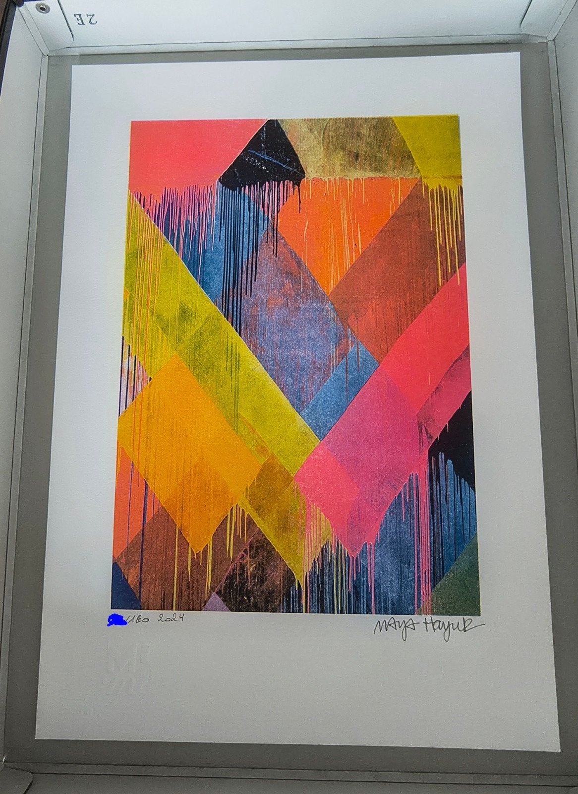 Maya Hayuk - Mima Print (2024) - 42,9 x 29,7 cm, Ophalen of Verzenden