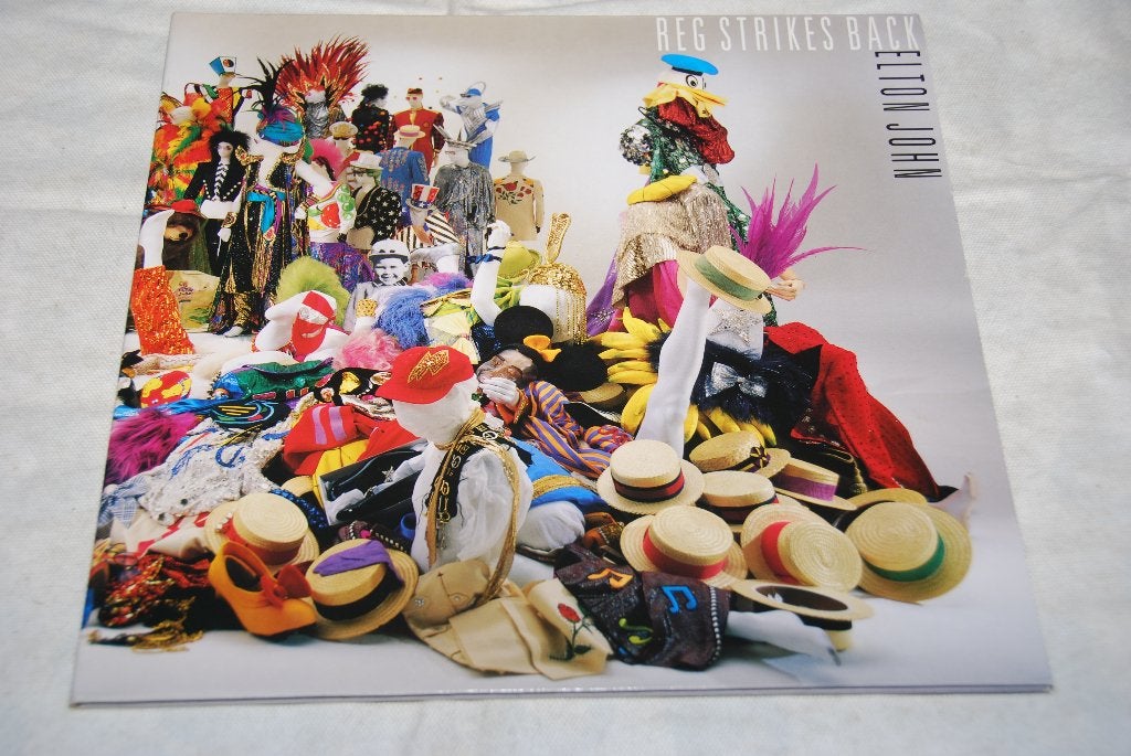 ≥ Elton John – Reg Strikes Back LP Vinyl — Vinyl | Pop — Marktplaats
